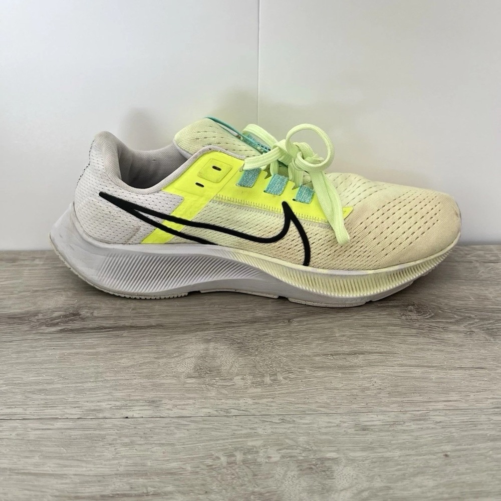 Nike Downshifter 11 White Volt Running Shoes Womens Size 9 CW7358-700